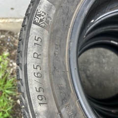 タイヤ　MICHELIN X-ICE3+ 195/65R15 2018製　4本　冬タイヤの画像