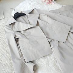 FOXEY NEW YORK テーラードジャケット スカート セット ベージュ の画像