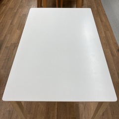 ジモティー限定価格！S183 ⭐ 幸家具会館 ダイニング4点セット ベンチタイプ 幅120cm USED 綺麗の画像