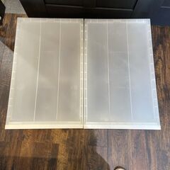 無印収納ケース クローゼットケース 引出式 大2個セットの画像