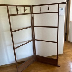衛門掛け　レトロ・ハンガーラック　0円！の画像