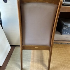 ダイニングチェア　ベージュ（イス、椅子）の画像