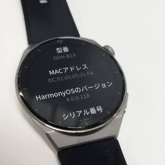 【良品】HUAWEI WATCH GT 3 Pro/ODN-B19/スマートウォッチの画像