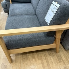 【ドリーム川西店御来店限定】2Pソファ　グレー／クリーニング済み 【2125560000021520】の画像
