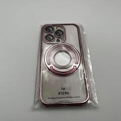 【スマホケース】iPhone15 pro専用　ブルー&ピンク　2点セット②★の画像