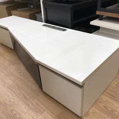 ★リユースのサカイ春日部店★KJ11057  テレビ台 ホワイト H34×W165×D61 クリーニング済みの画像