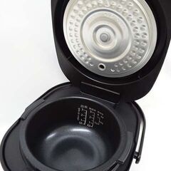 【恵庭】☆中古品☆シャープ ジャー炊飯器 3合炊き KS-CF05C ブラック 2020年製 PayPay支払いOK！の画像