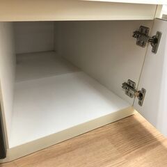 ★リユースのサカイ春日部店★KJ11057  テレビ台 ホワイト H34×W165×D61 クリーニング済みの画像