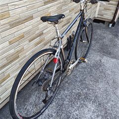中古自転車 3×8段変速 465MM GIANT クロスバイク軽整備済み 防犯登録対応 町田市 相模原市 MM786の画像