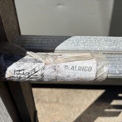 △ ALINCO アルインコ 2連はしご 梯子 ハシゴ はしご CX-40DE-G 全体的に汚れあり 現状渡しの画像