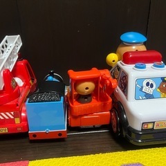 おもちゃ　アンパンマン、トーマス　消防車の画像