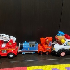 おもちゃ　アンパンマン、トーマス　消防車の画像