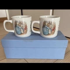 【新品:箱あり】WEDGWOOD ウェッジウッド ピーターラビット ペアマグカップの画像