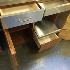 ★リユースのサカイ横浜南店★YM1116 unico レンジボード ブラウン W80×D46×H180 クリーニング済みの画像