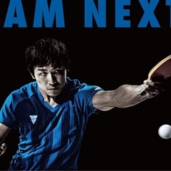 VICTAS 2XL 男子日本代表モデル V-NGS052 卓球ユニフォーム 青の画像