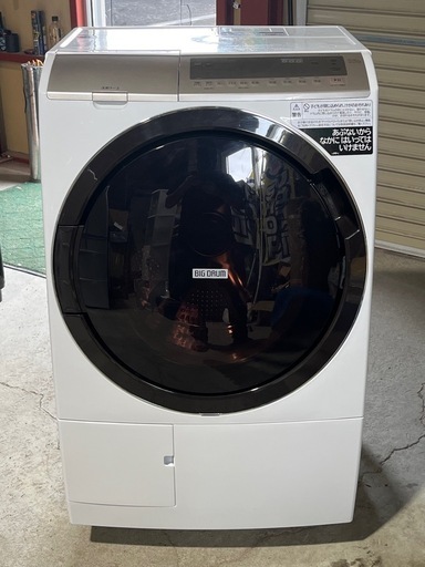 583⭕️ドラム式洗濯機　日立　乾燥付　11キロ　最新　中古　安い　綺麗　設置無料 日立 HITACHI(日立) ドラム式洗濯乾燥機 BD-SV110GL-W [洗濯11.0