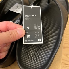 新品　NIKE カームフリップフロップ　27センチ ブラック　サンダルの画像