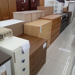 ★リユースのサカイ日立店★HJ7229 （株）三幸ジャパン チェスト ナチュラルブラウン H120.2×D45.5×W92.5 クリーニング済み の画像