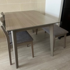 【美品・値下げ交渉可】ダイニングテーブルセットの画像