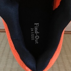 Find-Out オレンジ スニーカー 24.5cmの画像