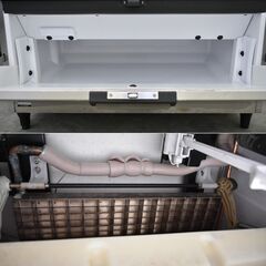 ≪yt1980ジ≫ ホシザキ 業務用製氷機 IM-230DWM-1 キューブアイスメーカー 製氷230kg スタックオンタイプ ST-200A 現状品 三相200V 中古厨房機器/宮城県仙台市 70618-05の画像