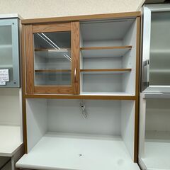 ★リユースのサカイ春日部店★KJ11060  食器棚 ブラウン H192×W90×D44 クリーニング済みの画像