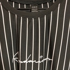 SHEIN ストライプ 半袖Tシャツ Mサイズ 2色セットの画像