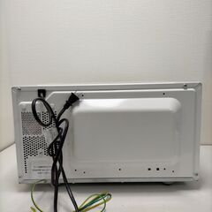  【糸島市内 送料無料】【美品】 無印良品 電子レンジ　 2019年製　ホワイト　白　250728-5Yの画像