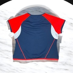 JOOLA ヨーラ XXXL レディース 卓球ユニフォーム ネイビー×レッドの画像