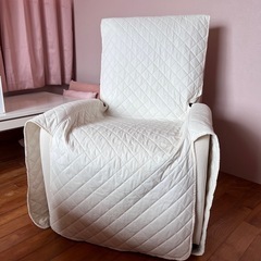 美品！！リクライニングチェア カバー付きの画像