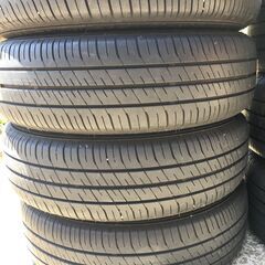 175/60R16 夏タイヤアルミ4本セット　グッドイヤーECO　EG02　日本製タイヤ　8分山位　４穴　PCD100の画像