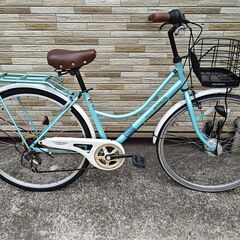 中古自転車 6段変速 26インチ LEDオートライト 軽整備済み 防犯登録対応 町田市 相模原市 MM793の画像