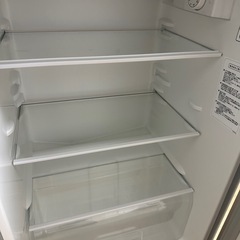 お譲り方決まり 消毒済み2ドア120L冷蔵庫の画像