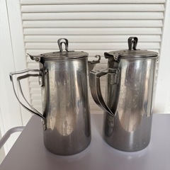 最終お値下げ！未使用品あり！　カフェ　喫茶店　業務用　飲食店　アンティーク　昭和　レトロ　ステンレス　ウォーターポット　お皿　カトラリー　セット　フォーク　スプーン　ティーカップ　マグカップ　食器　グラス　居酒屋　プレート　韓国インテリアの画像