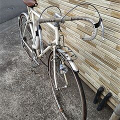 中古 ビンテージ自転車 2×5段変速 560MM  80年代初期 BSロードバイク軽整備済み 防犯登録対応 町田市 相模原市 MM795の画像