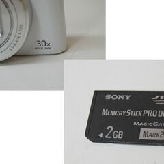 SONY デジタルスチルカメラ Cyber-Shot DSC-WX500 ホワイト 本体のみ 基本動作確認済み 約2110万画素 コンパクトデジタルカメラ デジカメ ソニー サイバーショット  札幌市 清田区 平岡の画像
