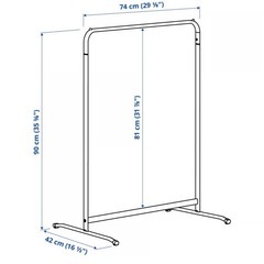 ハンガーラック　白　IKEA 物干しの画像