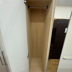 ★リユースのサカイ春日部店★KJ11061  ワードローブ ホワイト H195×W103×D54 クリーニング済みの画像