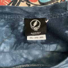 【XXL】Grateful Dead グレイトフル・デッド タイダイ ビッグTEE 半袖Tシャツ 00' 90'の画像
