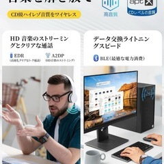 ⭐️ドライバー不要⭐️Bluetoothレシーバー 7台同接 20m範囲の画像