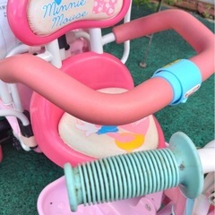 ides  サンシェード付き　ミニーちゃん三輪車の画像