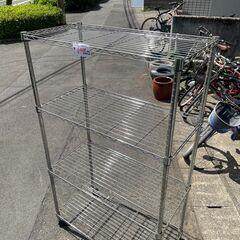 リサイクルショップどりーむ天保山店　No3649 メタルラック　棚　シェルフ　一番使いやすい大きさ🎵の画像