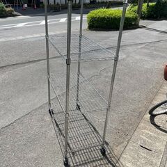 リサイクルショップどりーむ天保山店　No3649 メタルラック　棚　シェルフ　一番使いやすい大きさ🎵の画像