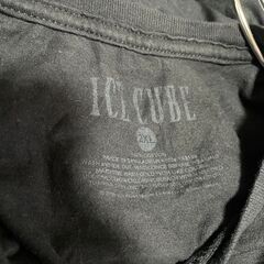 【2XL】ICE CUBE半袖Tシャツ ビッグロゴプリント グラフィックT 黒 Tシャツ 00'の画像