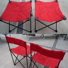 キャンプ用品　6点セット　テーブル　椅子　アルミベッド　レトロ 　折りたたみ式　の画像