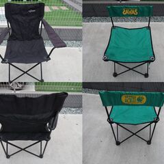 キャンプ用品　6点セット　テーブル　椅子　アルミベッド　レトロ 　折りたたみ式　の画像