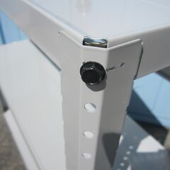 軽量ラック　ホワイト　810ｘ280ｘ900の画像