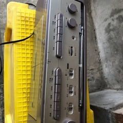 オーム電機　AM/FM ステレオ ダブルカセットレコーダー RCS-W877Mの画像