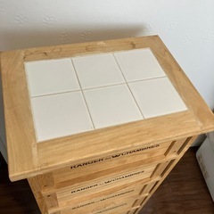 木製キャビネット　チェスト　引き出しの画像