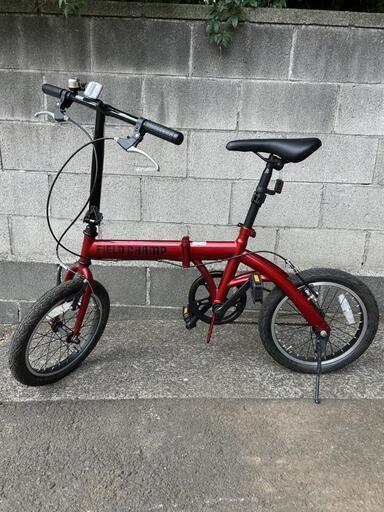 FIELDCHAMP 折りたたみ自転車 レッド 美品